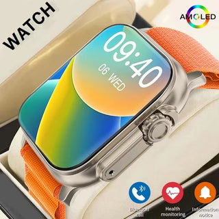 LAXASFIT Smart Watch for Men & Women – Bluetooth Calls, Heart Rate Monitor, Fitness Tracker, Message Alerts, Android & iPhone Compatible