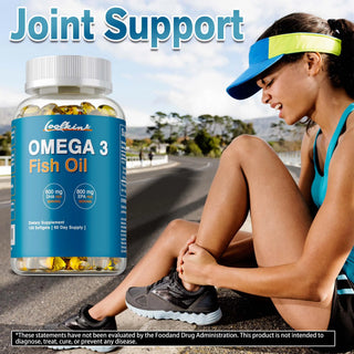 Omega 3 Fish Oil - Premium DHA & EPA Formula for Brain, Heart, Skin & Overall Wellness - 120 Capsules