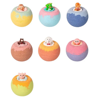 100G Bath Bombs for Children with Hidden Toys for Holiday Bubble Baths - Fun Scents for Boys and Girls