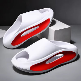 EVA Soft Bottom Summer Slippers for Men and Women - Thick Sole Indoor Slides and Beach Flip Flops