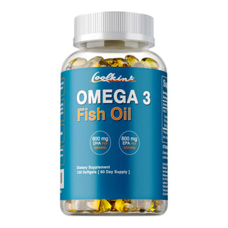 Omega 3 Fish Oil - Premium DHA & EPA Formula for Brain, Heart, Skin & Overall Wellness - 120 Capsules