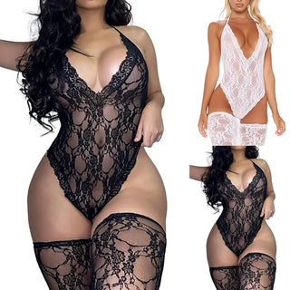 Elegant Lace Babydoll Sleepwear for Women – Sexy Plus Size Lingerie