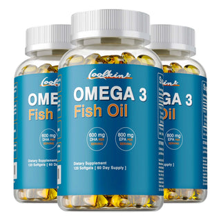 Omega 3 Fish Oil - Premium DHA & EPA Formula for Brain, Heart, Skin & Overall Wellness - 120 Capsules