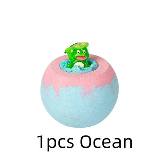 100G Bath Bombs for Children with Hidden Toys for Holiday Bubble Baths - Fun Scents for Boys and Girls