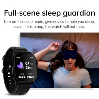 LAXASFIT Smart Watch for Men & Women – Bluetooth Calls, Heart Rate Monitor, Fitness Tracker, Message Alerts, Android & iPhone Compatible