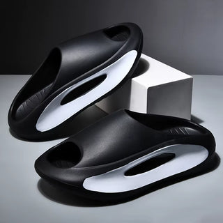 EVA Soft Bottom Summer Slippers for Men and Women - Thick Sole Indoor Slides and Beach Flip Flops
