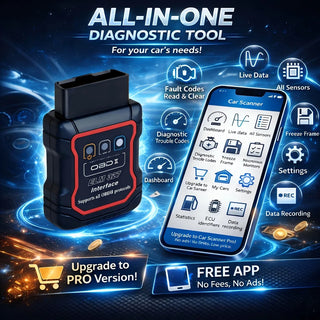 Wireless OBD2 Car Diagnostic Tool – ELM327 V2.1 Bluetooth Interface for Real-Time Engine Data