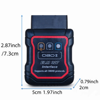 Wireless OBD2 Car Diagnostic Tool – ELM327 V2.1 Bluetooth Interface for Real-Time Engine Data