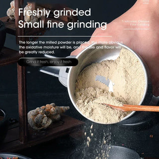 400W Electric Grinder for Coffee, Spices, Grains & Nuts | Multifunctional Stainless Steel Kitchen Grinder